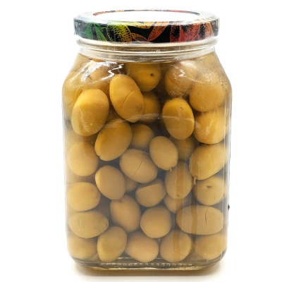 Оливки зеленые 4XL с/к в рассоле, 850 гр  Marmarabirlik Kirma