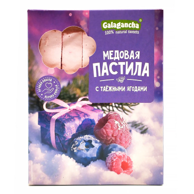 Пастила медовая с таежными ягодами (Биолоджик) 190 гр