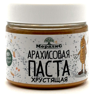 Арахисовая паста "Хрустящая" (Мералис) 300 гр