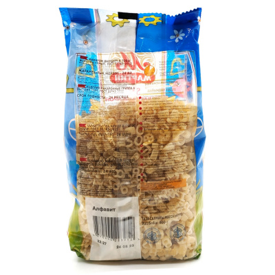 Макароны Алфавит (Мартин) 400 гр Макароны Алфавит (Мартин) 400 гр