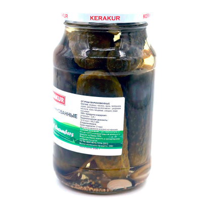 Огурцы маринованные (Керакур) 950 гр Огурцы маринованные (Керакур) 950 гр