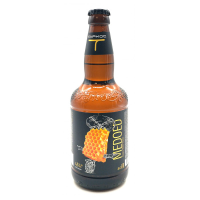 Медовуха "Медоед" фильтр/пастер 0,45л 4,5%