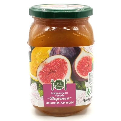 Варенье "HiFood" Инжир-Лимон 900 гр