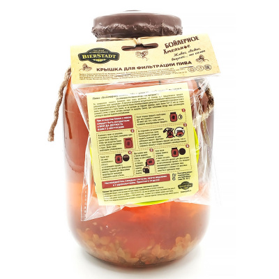 Пиво св/непаст/нефильтр "Бойлерное хмельное" 4,5% 3л