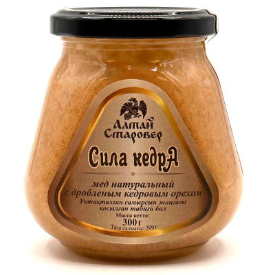 Мед таежный "Сила кедра" (Алтай Старовер) 300 гр