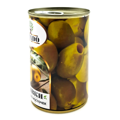 Оливки зелен.без кост. Amado ж/б 300г 