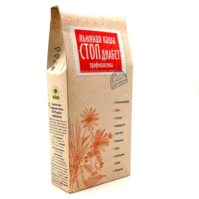 Каша Льняная "Стоп диабет" (Компас Здоровья) 400 гр