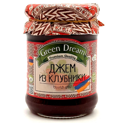 Джем из клубники (Green Dream) 300 гр
