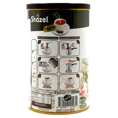 Кофе молочный фисташковый без кофеина "Shazel" 250 гр