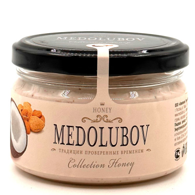 Мёд-суфле Кокос и Миндаль Medolubov 250 гр