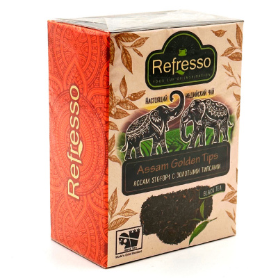 Ассам с золотыми типсами Refresso 100г