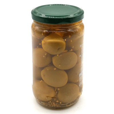 Оливки с дижонской горчицей с/к (HiFood) 350 гр