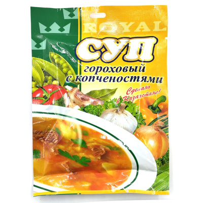 Суп Roeal Food  "Гороховый с копчёностями" 65 гр