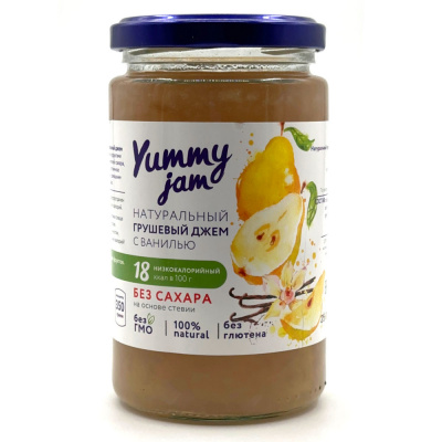 Джем грушевый с ванилью Yummy jam б/с, 350 гр