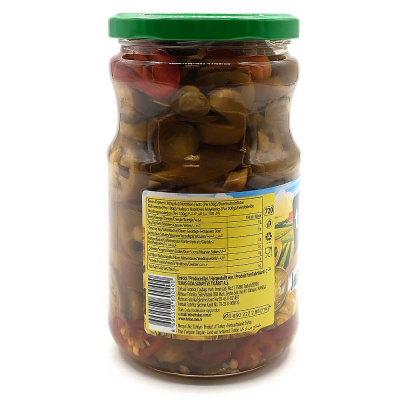 TUKAS Маринованный острый перец Халапеньо, 360 гр TUKAS Маринованный острый перец Халапеньо, 360 гр