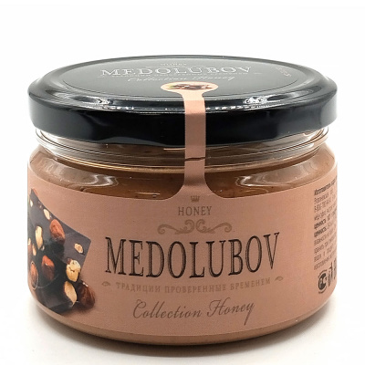 Мёд-суфле Фундук с Шоколадом Medolubov 250 гр