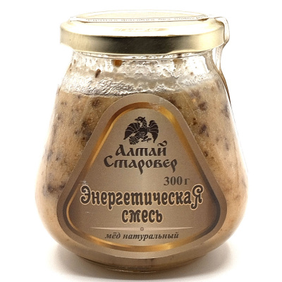 Мед таежный "Энергетическая смесь" (Алтай Старовер) 300 гр