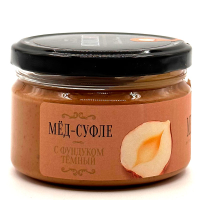 Мёд-суфле Фундук темный Medolubov 250 гр