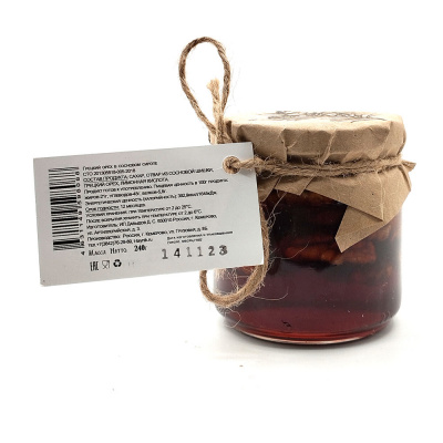 Грецкий орех в сосновом сиропе (Таёжный тайник) 240 гр