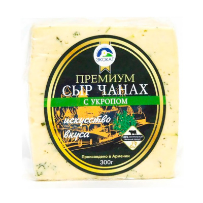 Сыр Чанах с укропом Премиум экокат, 300г