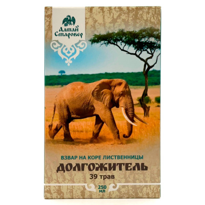 Взвар на коре лиственницы "Долгожитель" (Алтай Старовер) 0,25л