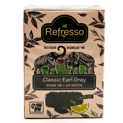 Черный чай с бергамотом Refresso 100г