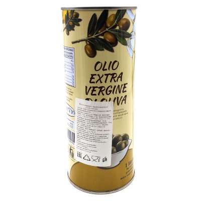 Масло оливковое "OLIO" Extra virgin х/о 1л