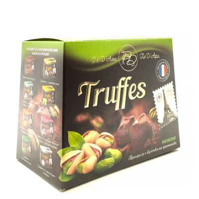 Трюфели с кусочками фисташки "ПоД"АрИ" 160 гр