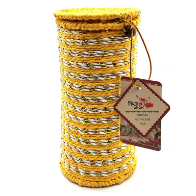 Чёрный чай Золотая Улитка Мини Точа "Plum Snow" (плетёнка) 100 гр