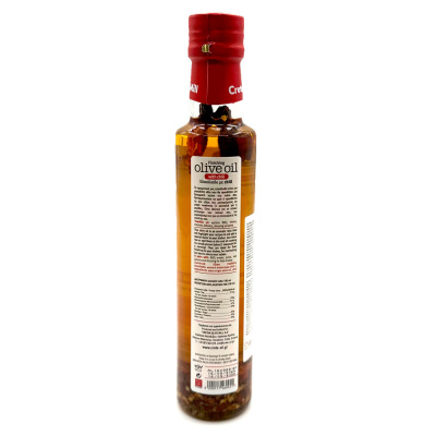 Масло оливковое нераф.Extra virgin с перцем чили 0,25л