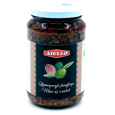 Икра из оливок Aiello 350 гр Икра из оливок Aiello 350 гр