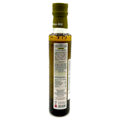 Масло оливковое нераф.Extra virgin базилик 0,25л