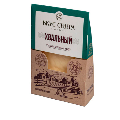Сыр "Хвальный"(Вкус Севера) в/у, 160 гр