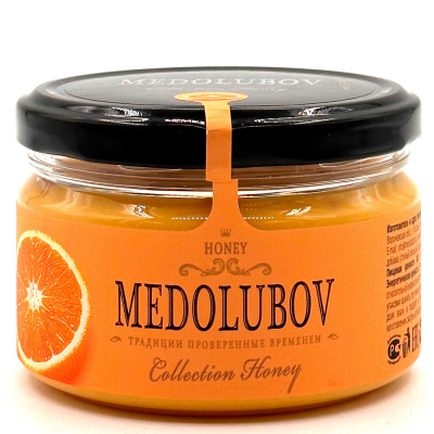 Крем-мед с Апельсином Medolubov 240г