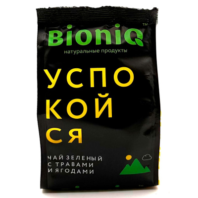 Чай зеленый "Успокойся", (Bioniq) 50 гр