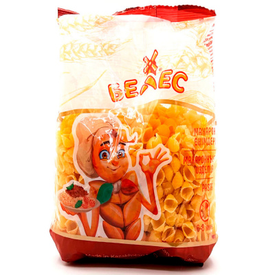 Макароны Ракушка гладкая (Белес), 400гр