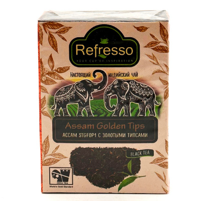 Ассам с золотыми типсами Refresso 100г
