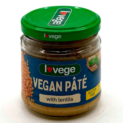 Паштет веганский Lovege с чечевицей, 180 гр