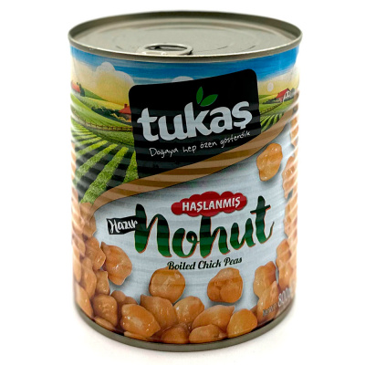 Вареный НУТ ж/б, 800 гр