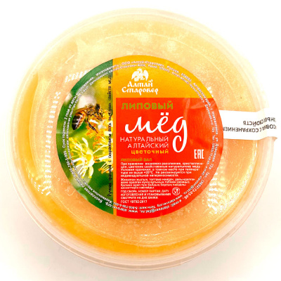 Мёд Липовый п/п банка (Алтай Старовер) 900 гр