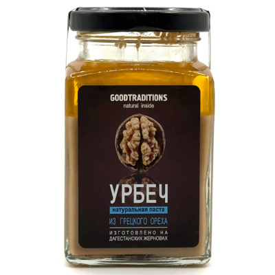 Урбеч из грецкого ореха Goodtraditions 260 мл Урбеч из грецкого ореха Goodtraditions 260 мл