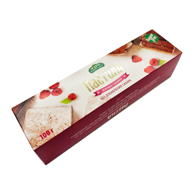 Пастила Яблочная с малиной б/с (Белевские сладости) 100 гр