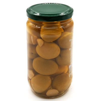 Оливки с чесноком с/к (HiFood) 350 гр