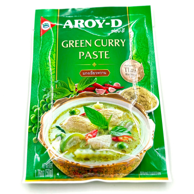 Паста "Карри зеленая" AROY-D, 50 гр