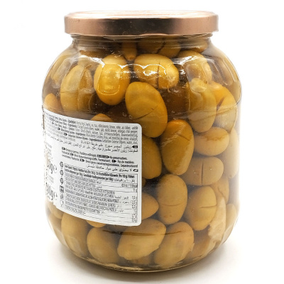 СЕМ Зеленые оливки с надрезом, 1000 гр