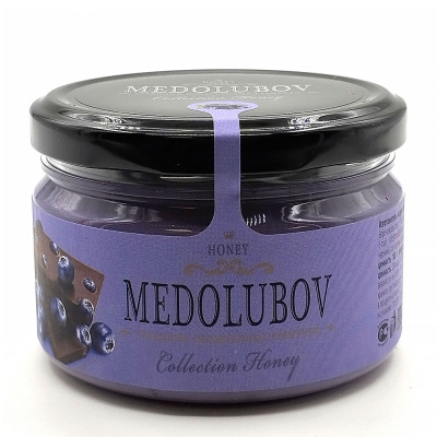 Мёд-суфле Черника с шоколадом Medolubov 250 гр
