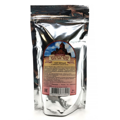 Чай черный с чабрецом и дикой мятой "Амарас" 60г