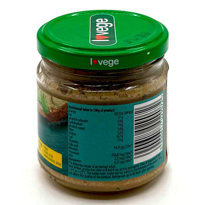 Паштет веганский Lovege с фасолью и тыквенными семечками, 180 гр