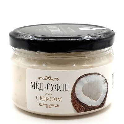 Мёд-суфле Кокос Medolubov 250 гр