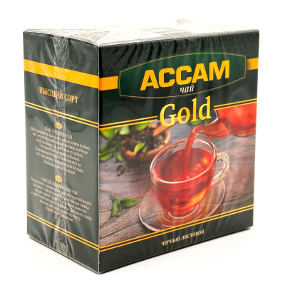 Чай "Ассам GOLD Листовой" чёрный, 200гр